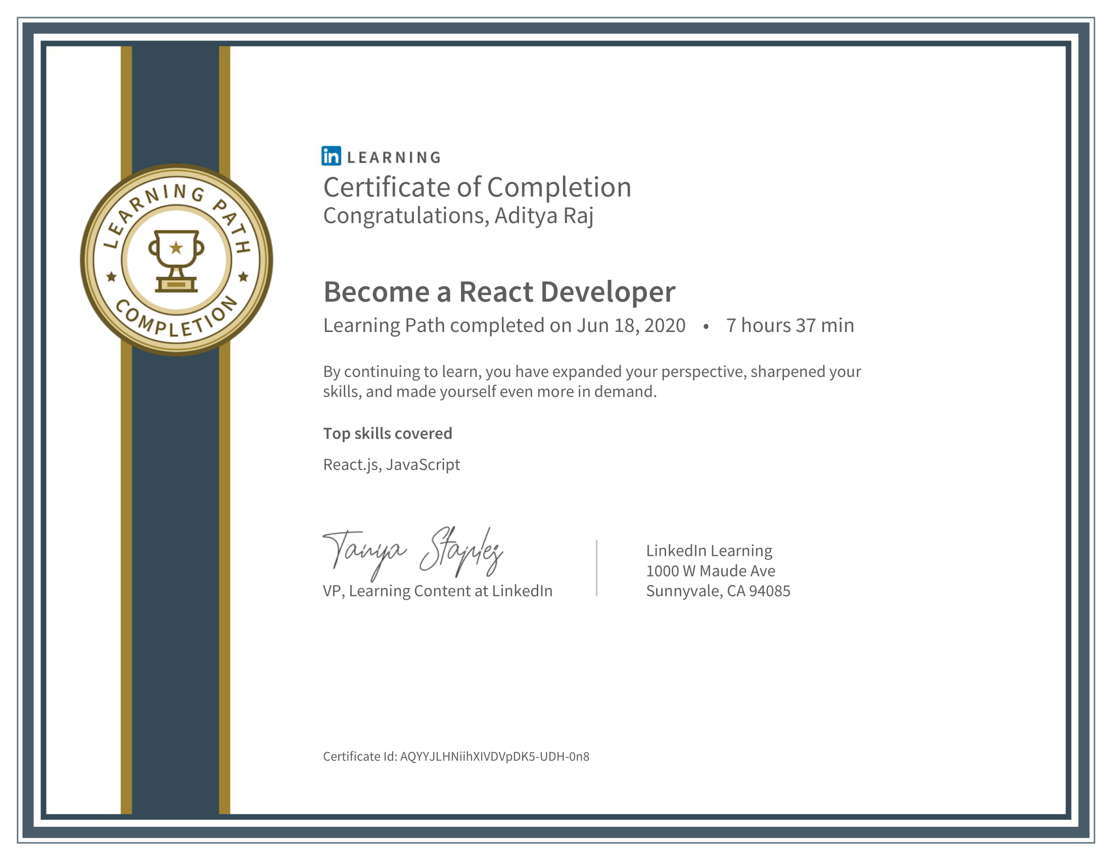 Become a React Developer